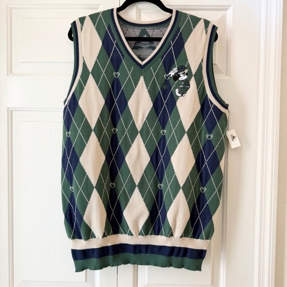 Disney Other - 2025 Disney Parks Mickey Mouse Golf Sweater‎ Vest Medium
